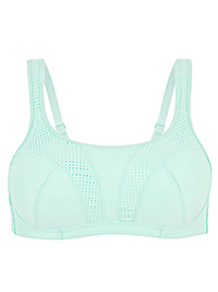 Goodmove LIGHT-JADE High Impact Non-Wired Sports Bra - Size 32 to 42 (A-B-C-D-DD-E-F-G-GG-H)